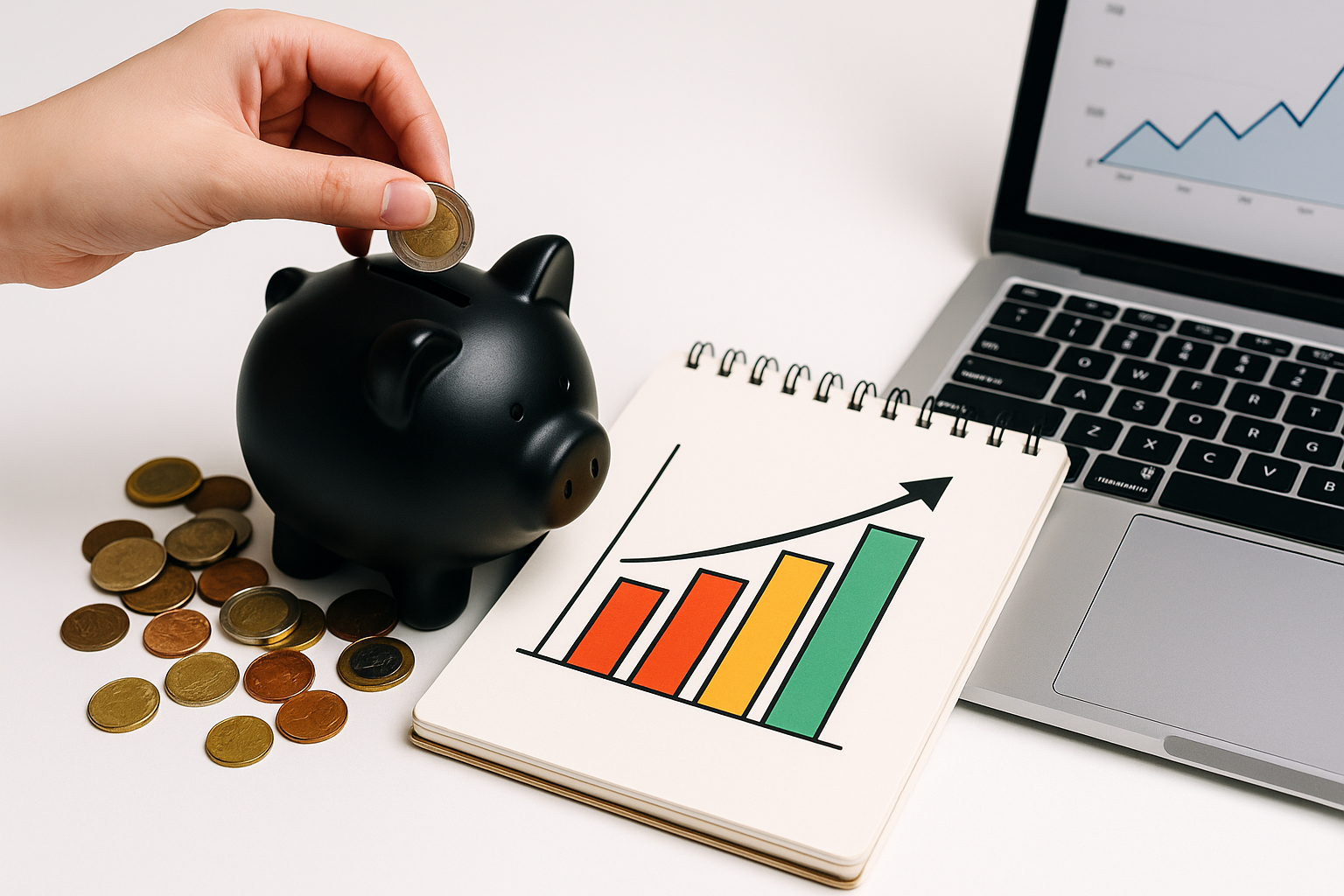 저금통에 동전을 넣는 모습 – 2025년 알짜부업, 부업으로 월 50만 원 추가 수익 만들기