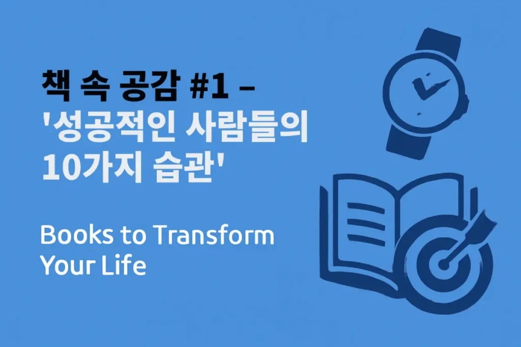 성공적인 사람들의 10가지 습관 – 책에서 만나는 진짜 변화의 비결