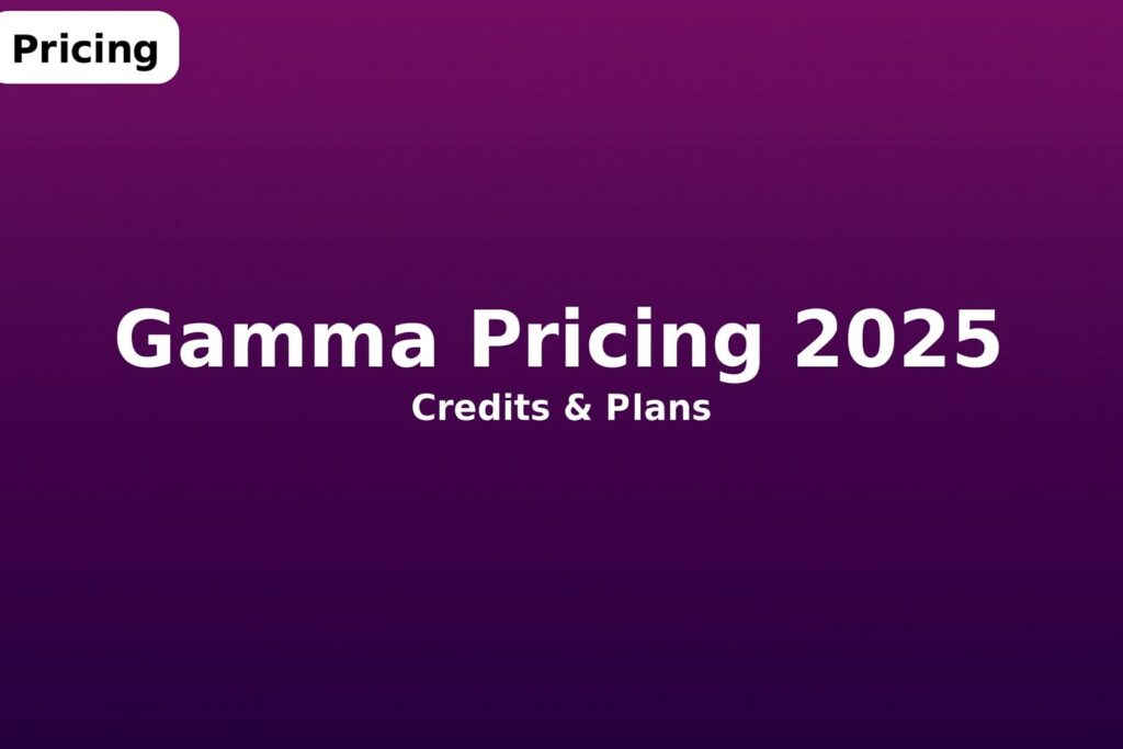 Gamma 가격/플랜 2025 – 프레젠테이션 자동화 비교 가이드