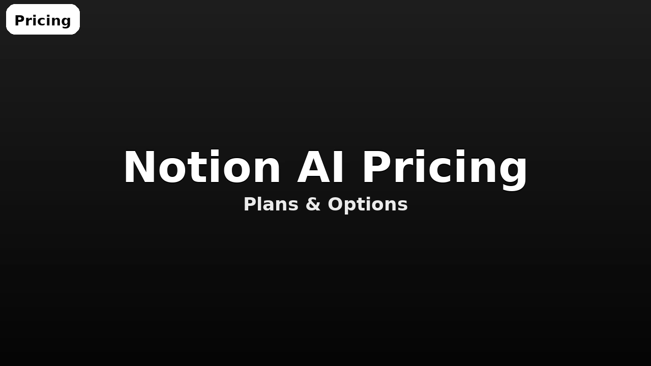 Notion AI 가격과 플랜 비교 – Free, Plus, Business에서 AI 활용 방법