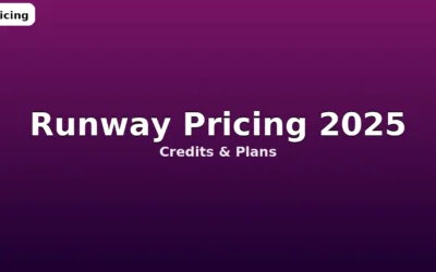 Runway 2025 가격 플랜 비교 – Free, Standard, Pro, Unlimited