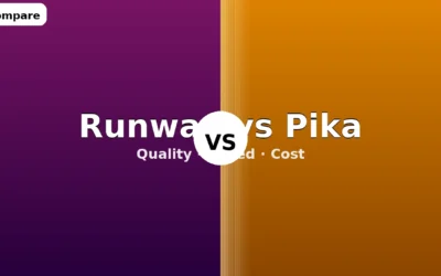 Runway vs Pika 비교 – AI 생성영상 품질, 속도, 가격 차이