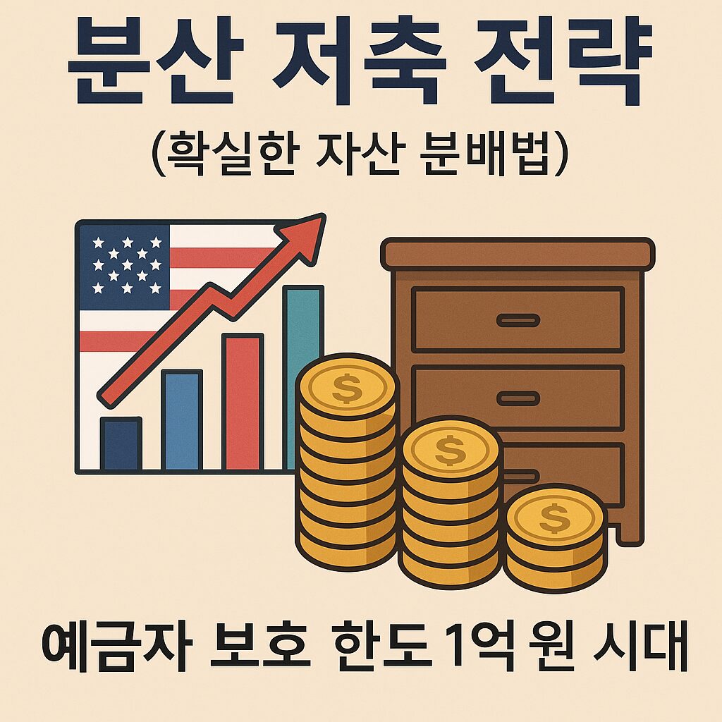 안전하면서도 이자 챙기는 분산 저축 전략 – 2025년 예금자 보호 1억 원 시대 포트폴리오 가이드