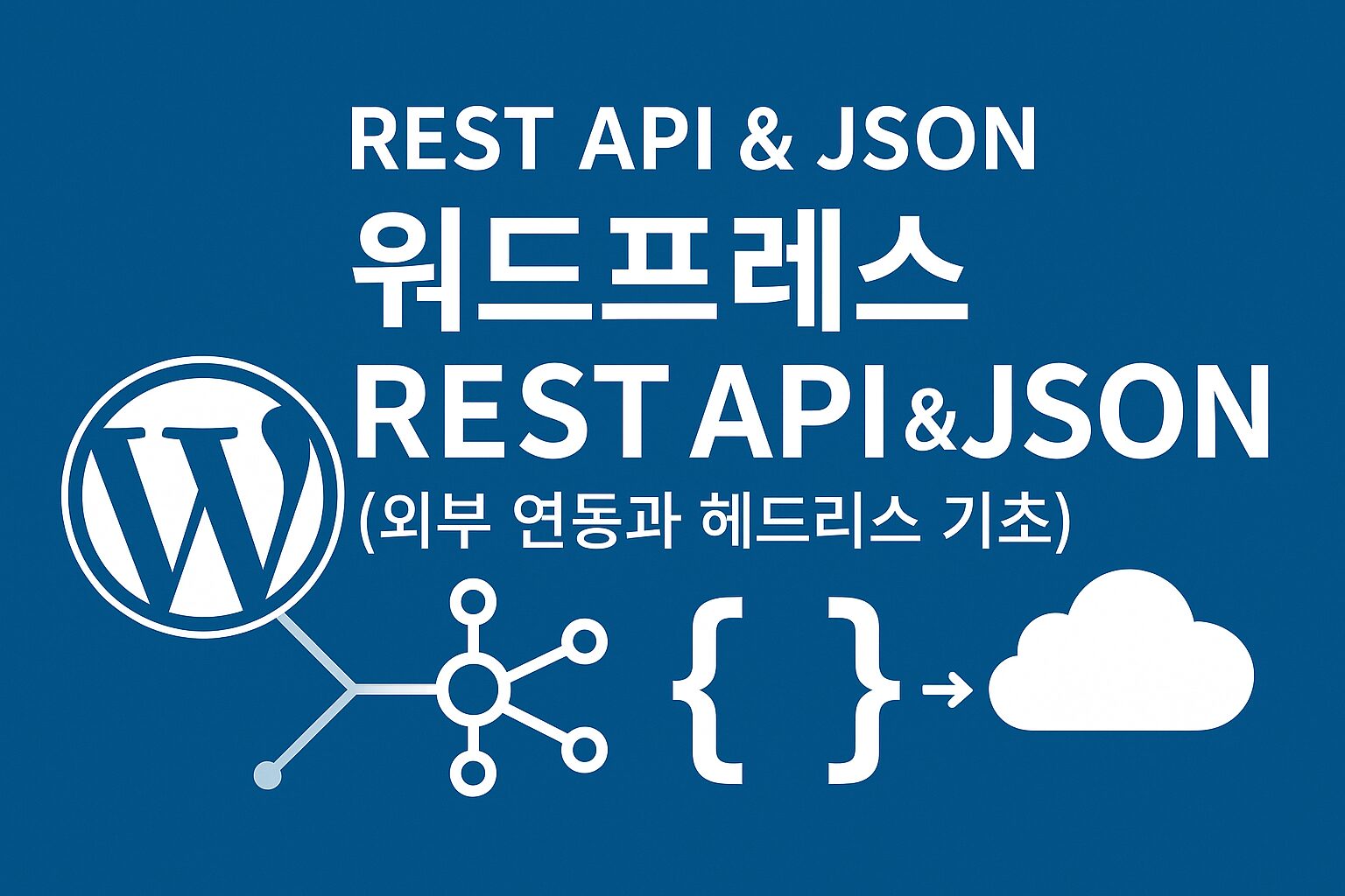 워드프레스 REST API & JSON – 외부 연동과 헤드리스 기초 가이드