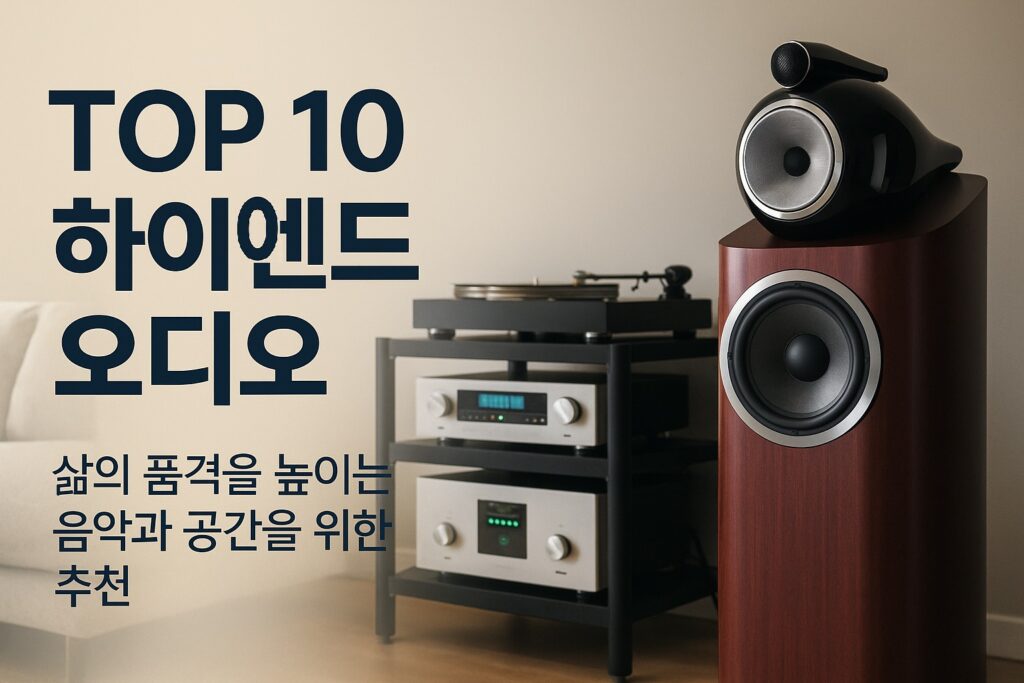 하이엔드 오디오 추천 TOP 10 – 하이파이·턴테이블·앰프 완벽 가이드