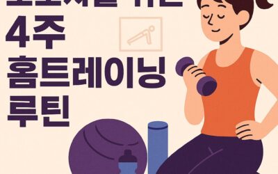 초보자를 위한 4주 홈트레이닝 루틴 – 집에서 시작하는 체계적 운동 가이드