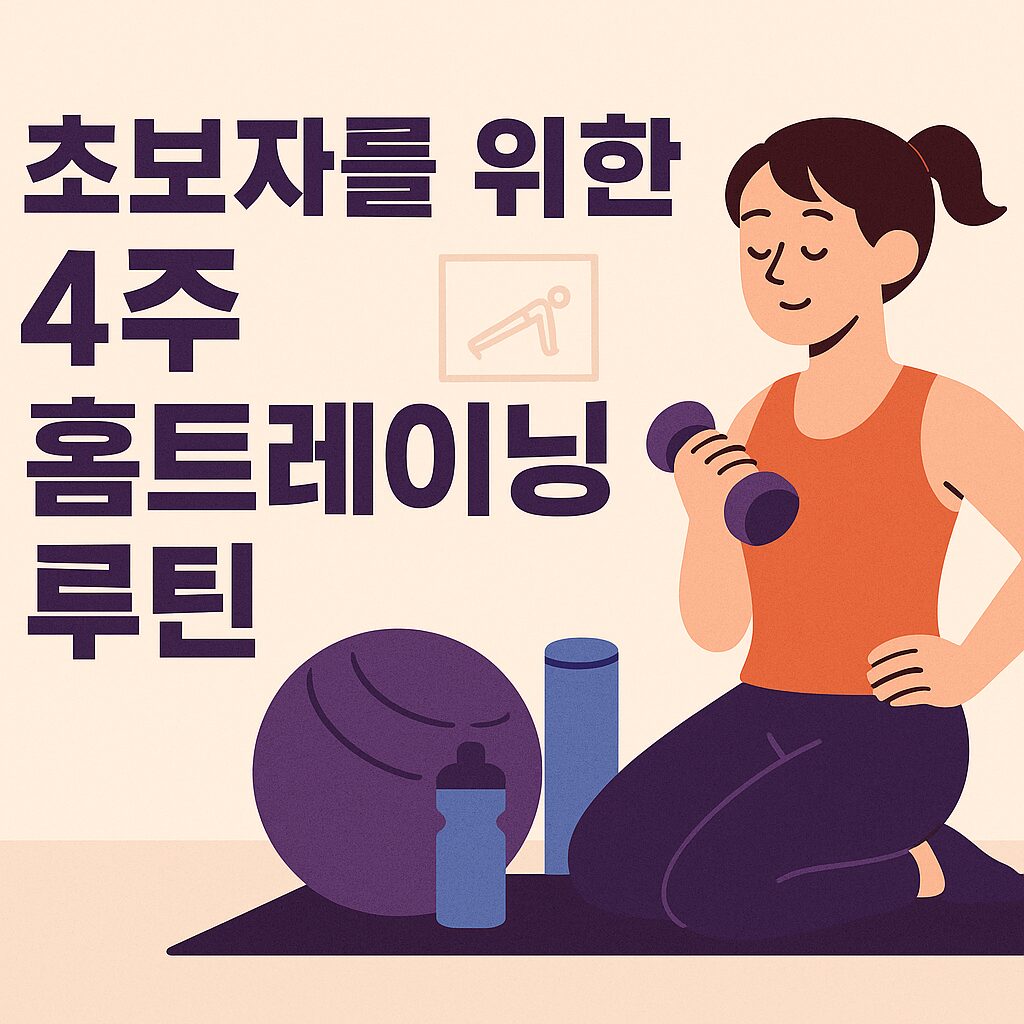 초보자를 위한 4주 홈트레이닝 루틴 – 집에서 시작하는 체계적 운동 가이드