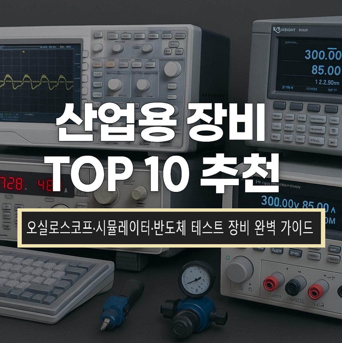 산업용 장비 TOP 10 추천 – 오실로스코프, 시뮬레이터, 반도체 테스트 장비 완벽 가이드