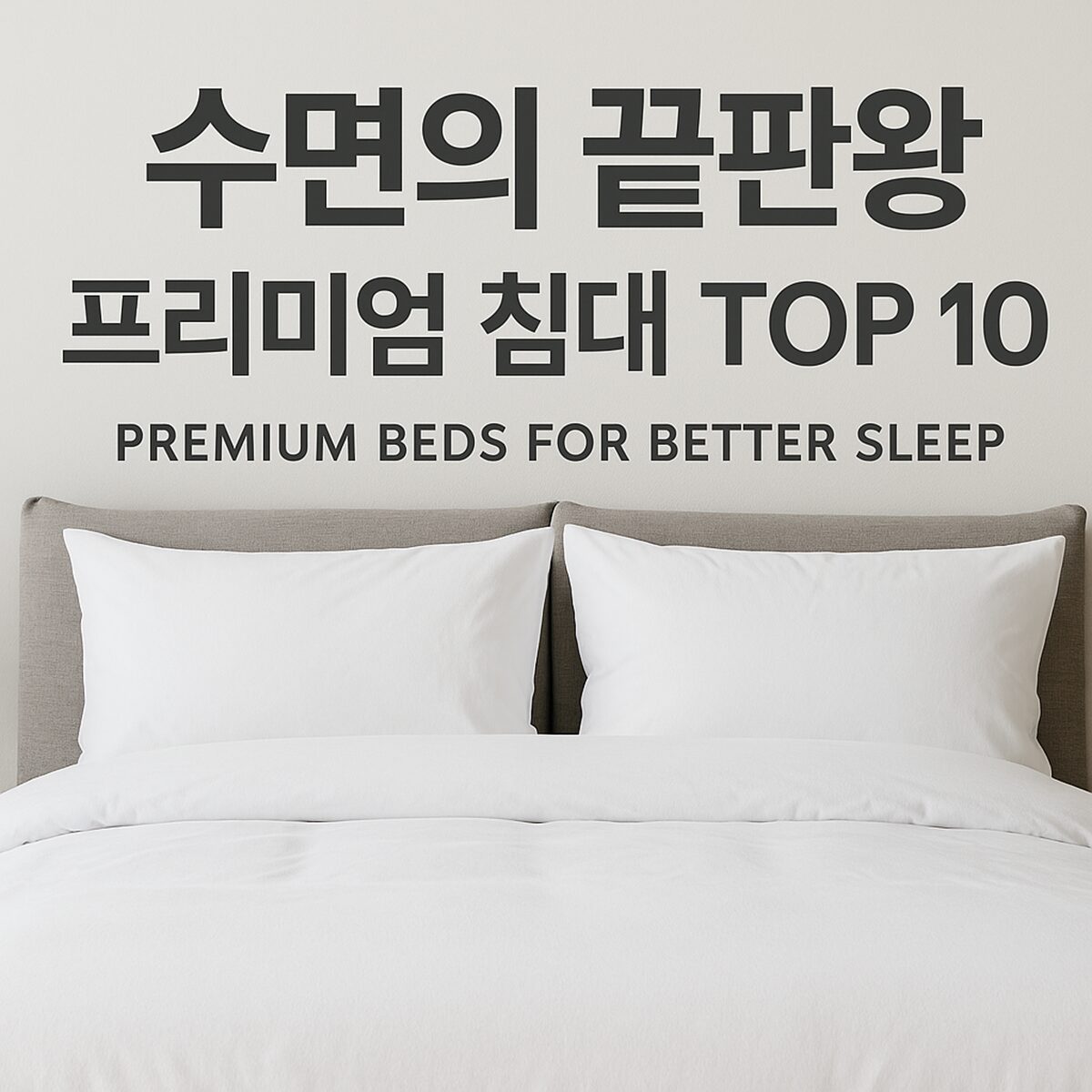 프리미엄 침대 TOP 10 – 건강과 품격을 동시에 잡는 고급 침대 추천