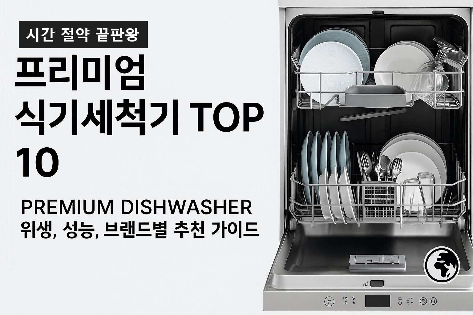 프리미엄 식기세척기 TOP 10 – 위생, 성능, 브랜드별 추천 가이드