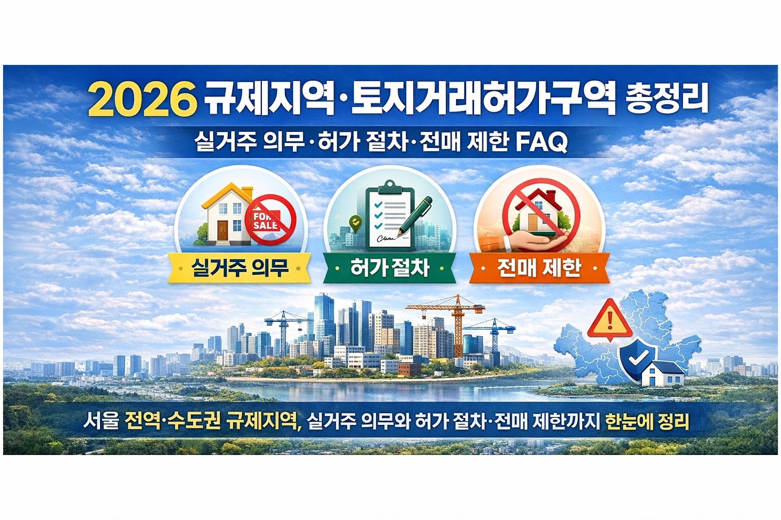 2026 부동산 시장 전망 – 서울 상승·지방 정체와 공급 부족·대출 규제 구조 분석